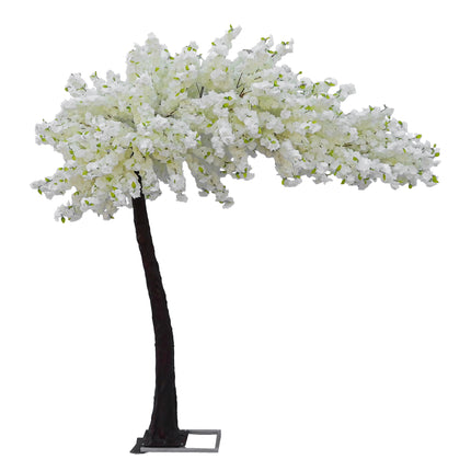 Cherry Blossom Artificial Flowers (Sakura) Tree - Bright White
