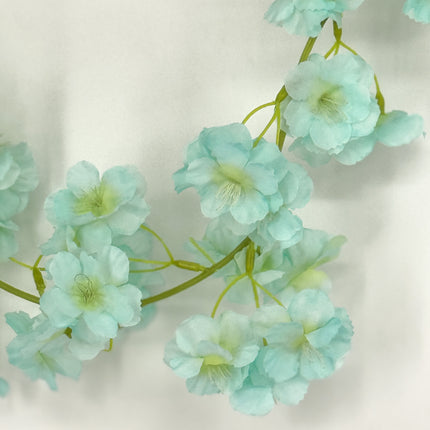 Artificial Garland - Cherry Blossom - Blue 180cm