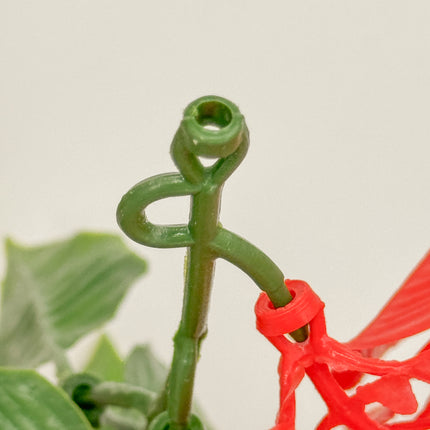 Artificial Garland - Red Poinsettia - 160cm Outdoor
