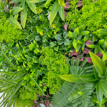 Artificial Hedge - Tropical Garden - 50cm x 50cm