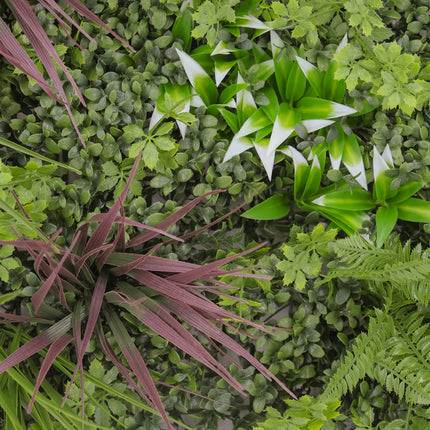 Artificial Hedge - Wild Tropics - 100x100cm