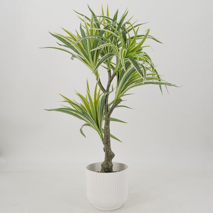Potted Artificial Spider plant bush
