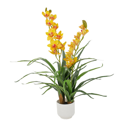 ARTIFICIAL DANCING ORCHID FLOWER - Yellow