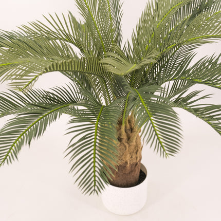 Potted Artificial Cycad Palm Plant 