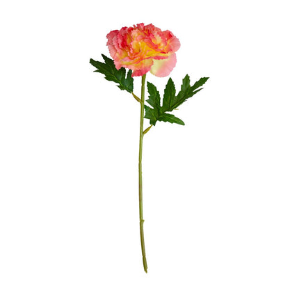 Artificial Flowers - Carnation Stem Orange 30cm