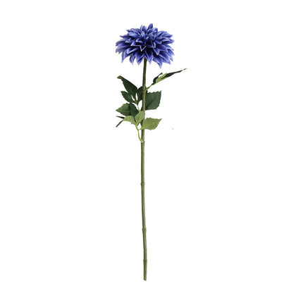 80cm Artificial Wild Dahlia Stem - BLUE