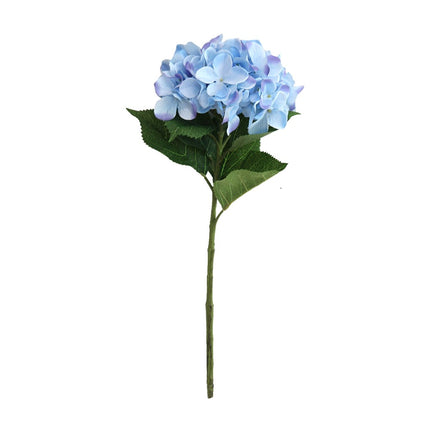 55cm Artificial Hydrangea Stem - BLUE