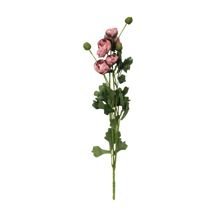 60cm Artificial Ranunculus Stem - PINK
