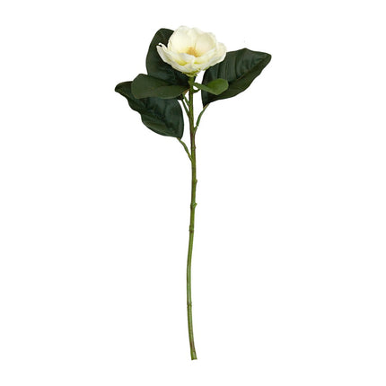 70cm Artificial Magnolia Stem - WHITE
