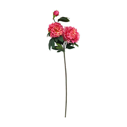 Artificial Flowers - Carnation Trio Stem Pink 95cm
