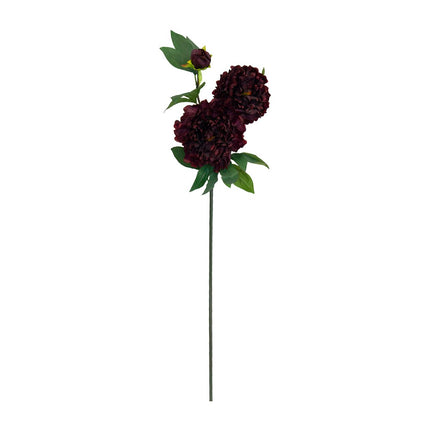 Artificial Flowers - Carnation Trio Stem RED