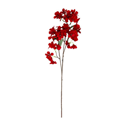 Artificial Frangipani Bloom Stem - RED 90cm