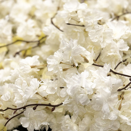 Cherry Blossom Artificial Flowers (Sakura) Tree - White 310cm