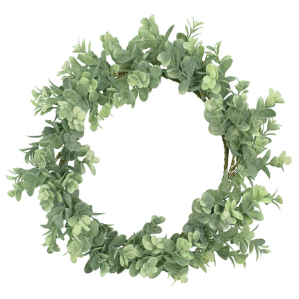 Artificial Eucalyptus Christmas Wreath - 30cm