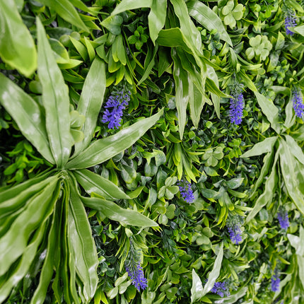 Artificial Hedge - Tropical Lavender - 100 x 100cm