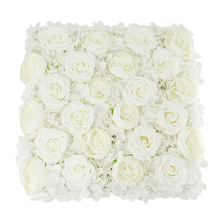 Artificial Flower wall panel white colour