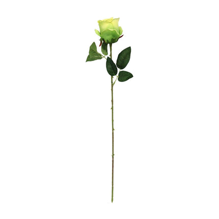 50cm Artificial Rose Bud Stem - Green