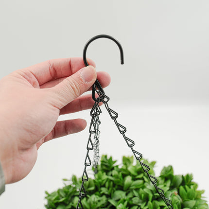 50cm String Of Pearls Artificial Hanging Basket