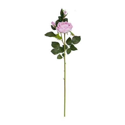 Artificial Scented Rose Stem - Purple 70cm