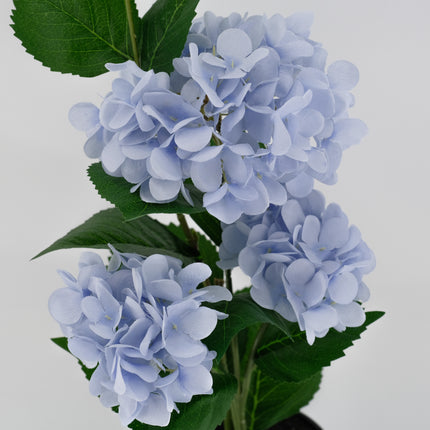 Artificial Hydrangea Plant - Blue 43cm