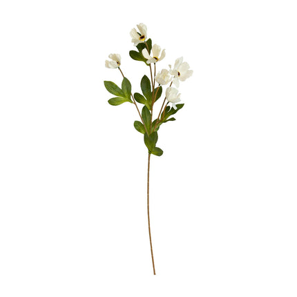Artificial flower white poppy