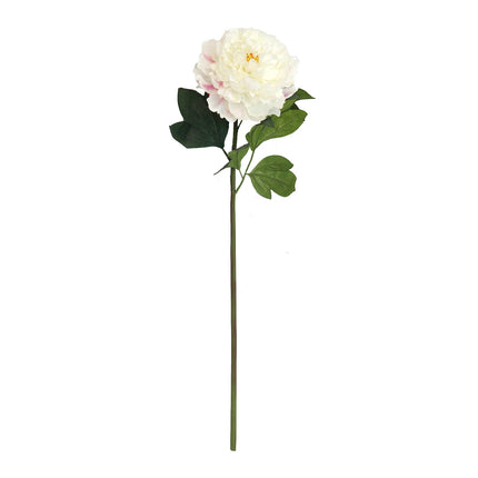 Artificial Flowers - Carnation Stem White 75cm